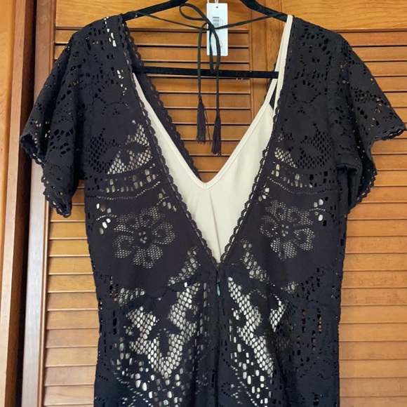 Spell | Black Fleetwood Lace Jumpsuit | L - Picture 9 of 16